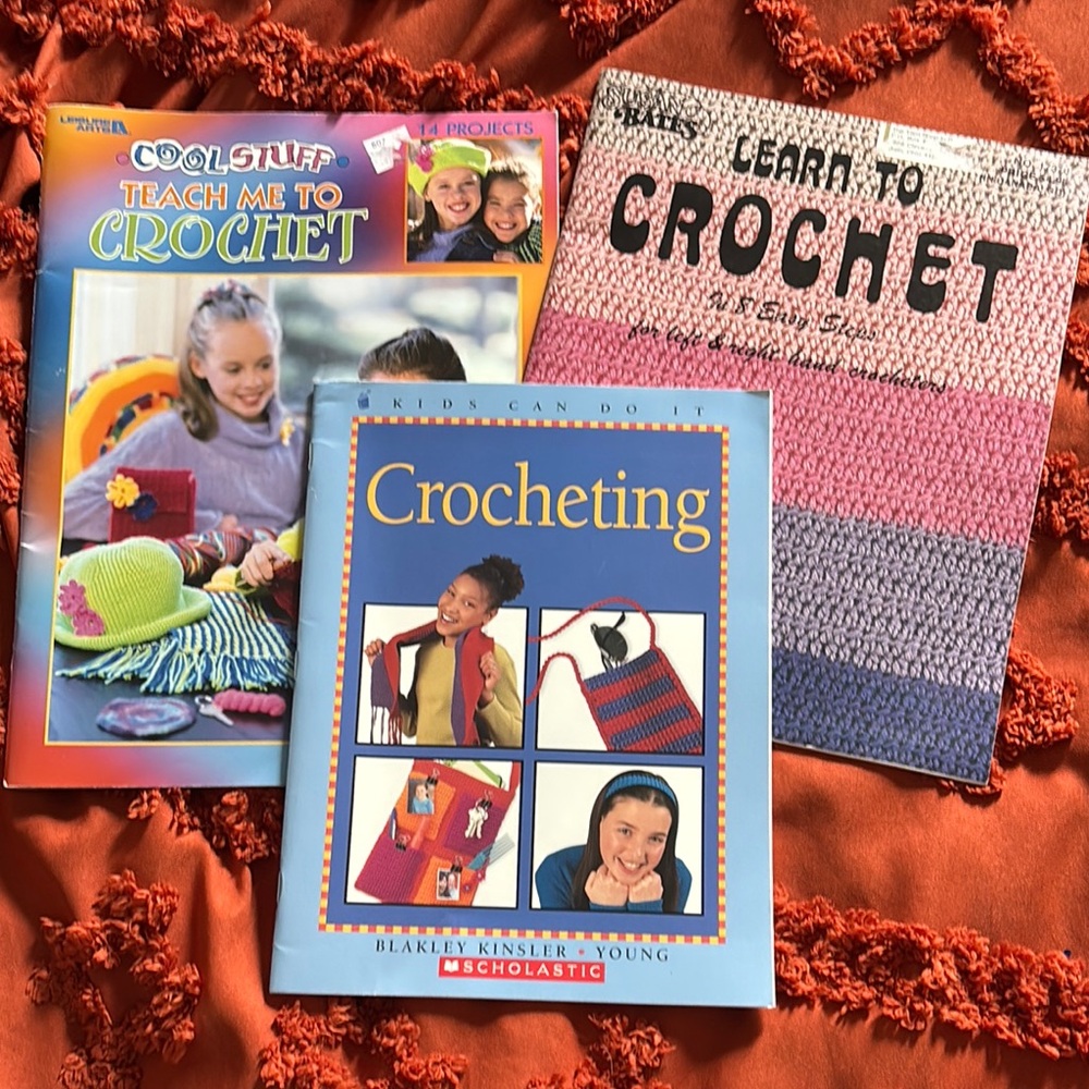 Crochet Instructional Book Set